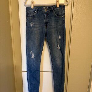 High Waisted Skinny Jeans